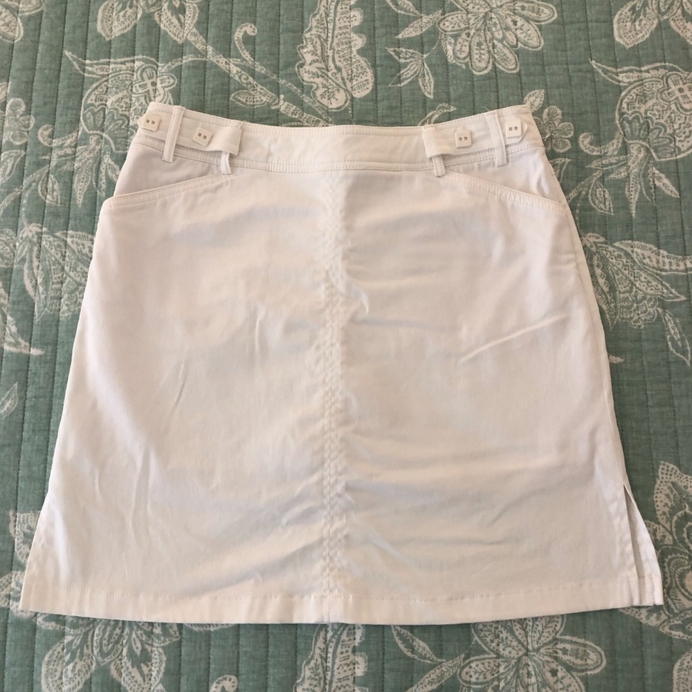 Cute white skirt with shorts under